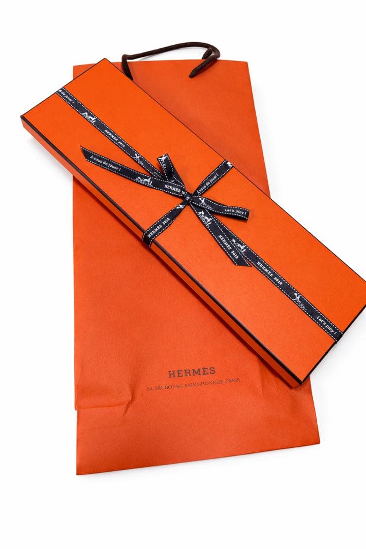 新品未使用 エルメス ネクタイH柄シルク100% ネイビーH659204T 02