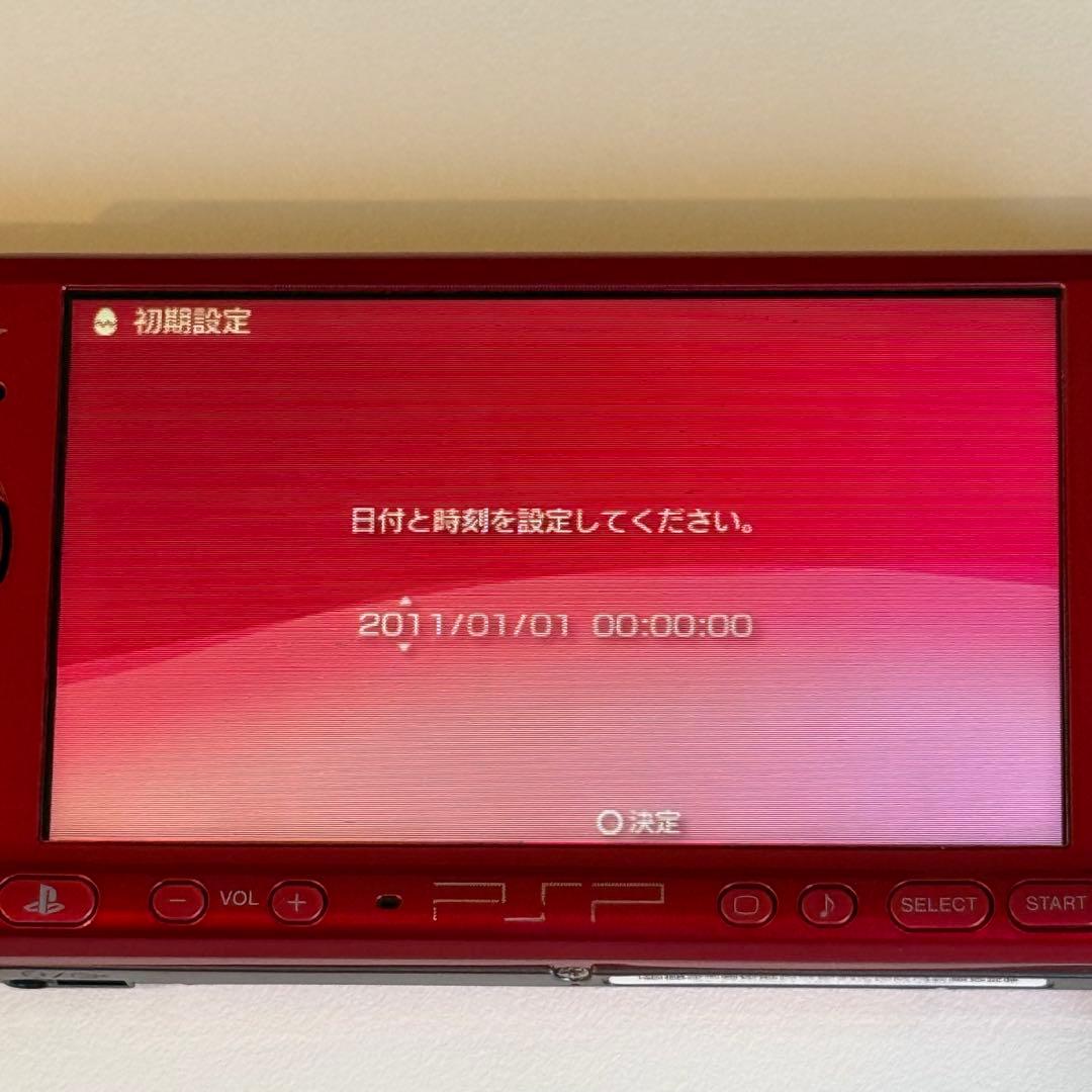 PSP-3000 ラディアント レッド 3-073