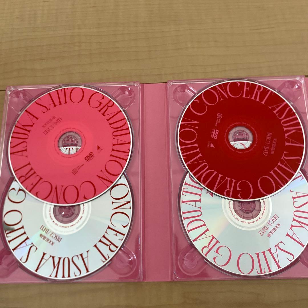 DVD盤　乃木坂46/NOGIZAKA46 ASUKA SAITO卒コン