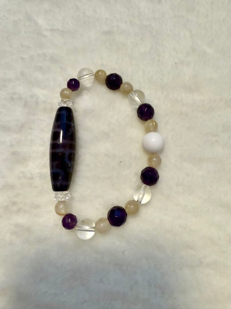 天珠つきパワーストーンセット