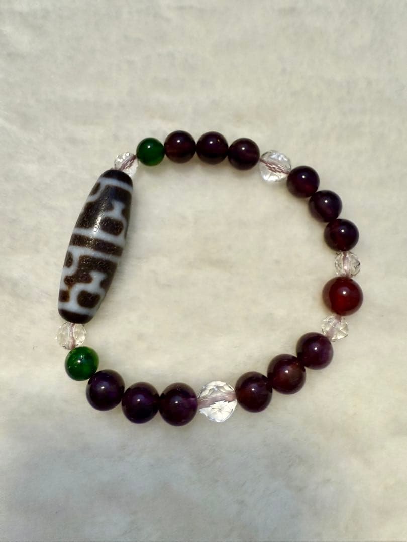 天珠つきパワーストーンセット