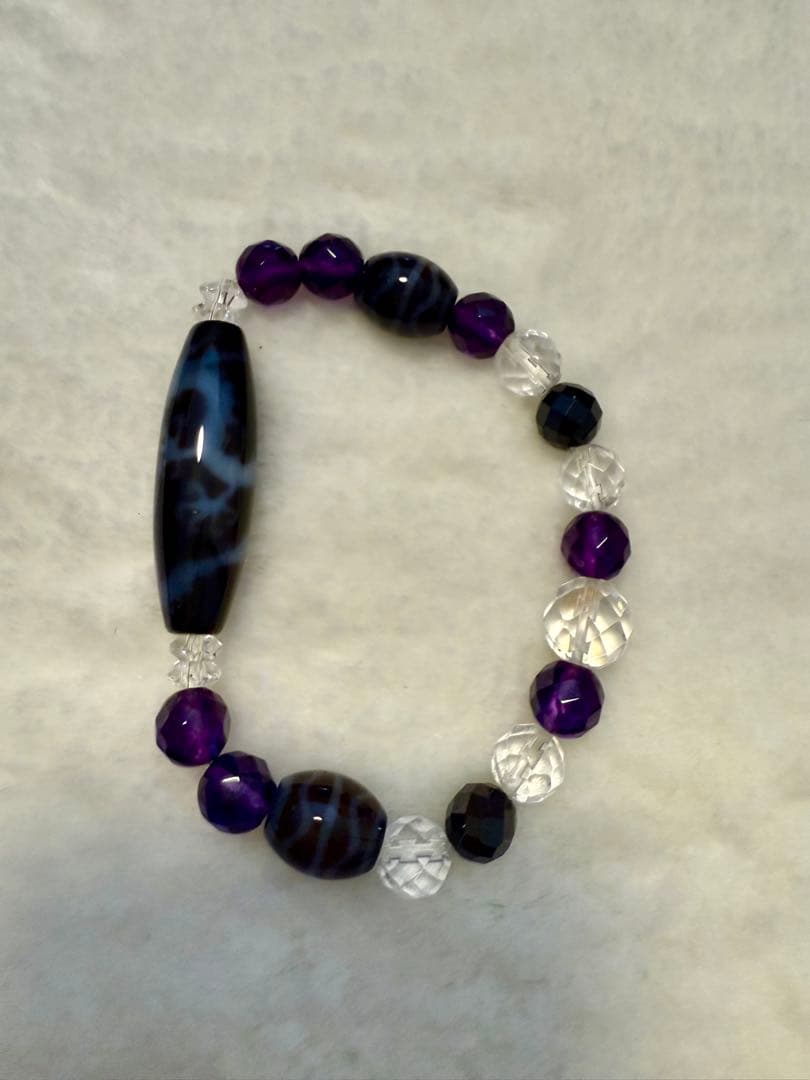 天珠つきパワーストーンセット