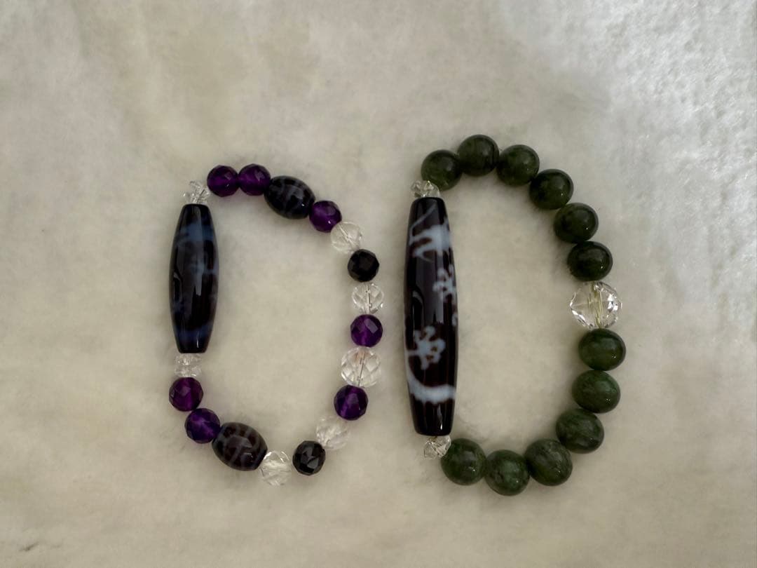 天珠つきパワーストーンセット