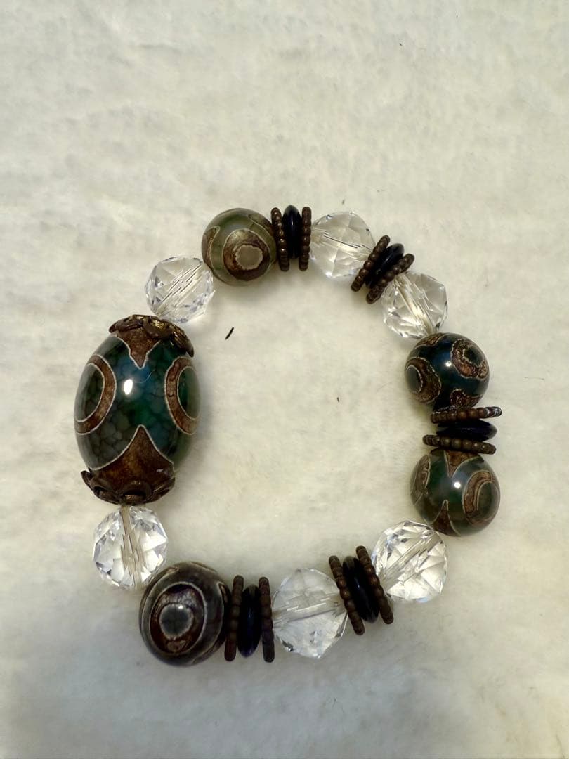 天珠つきパワーストーンセット