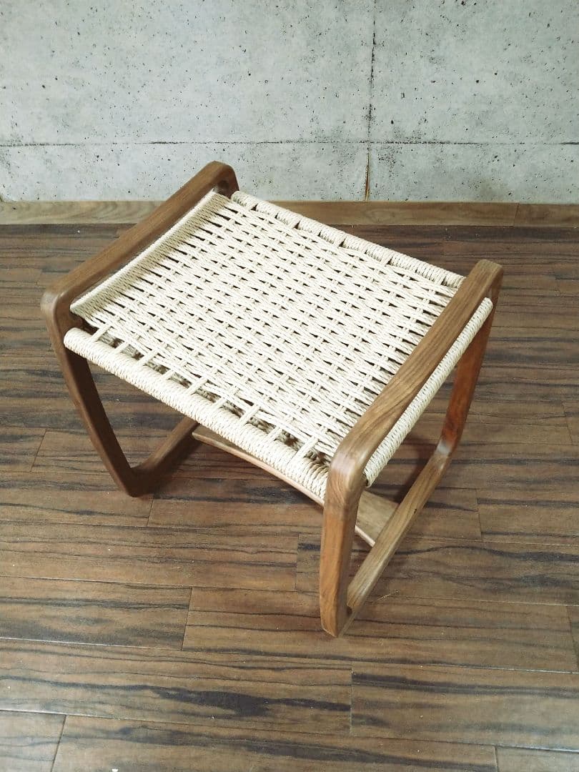 ペーパーコードスツール　ウォールナット