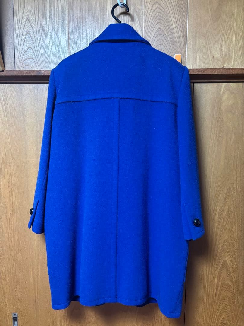 GIVENCHY ダブルブレストコート　青　レディース