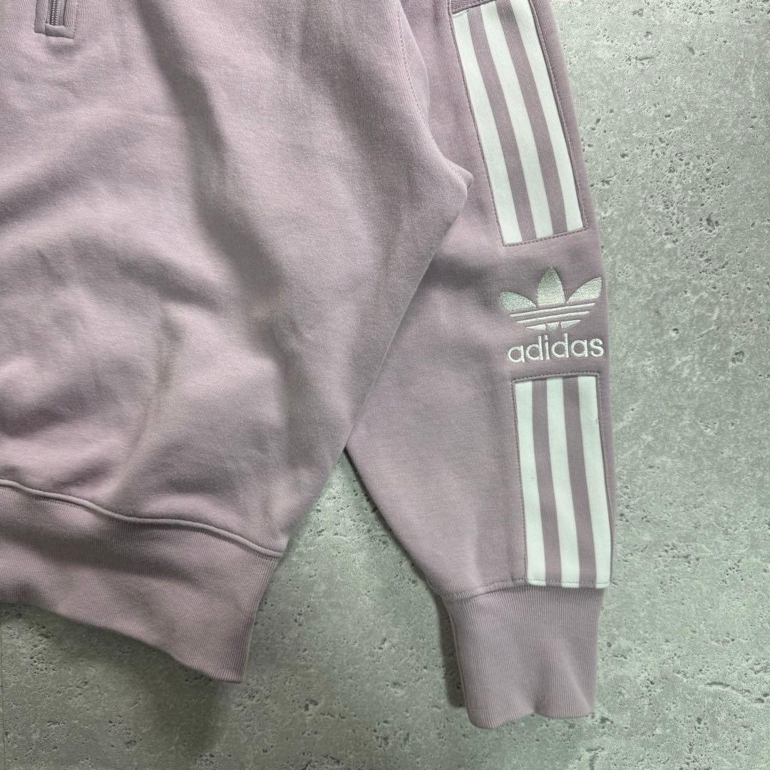 【希少】adidas ハーフジップ ジャージ Lisa 着用 ピンク M