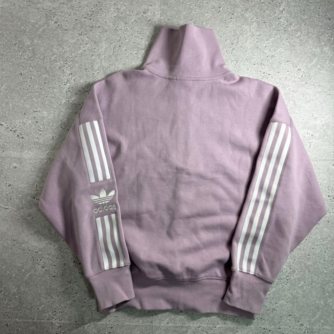 【希少】adidas ハーフジップ ジャージ Lisa 着用 ピンク M