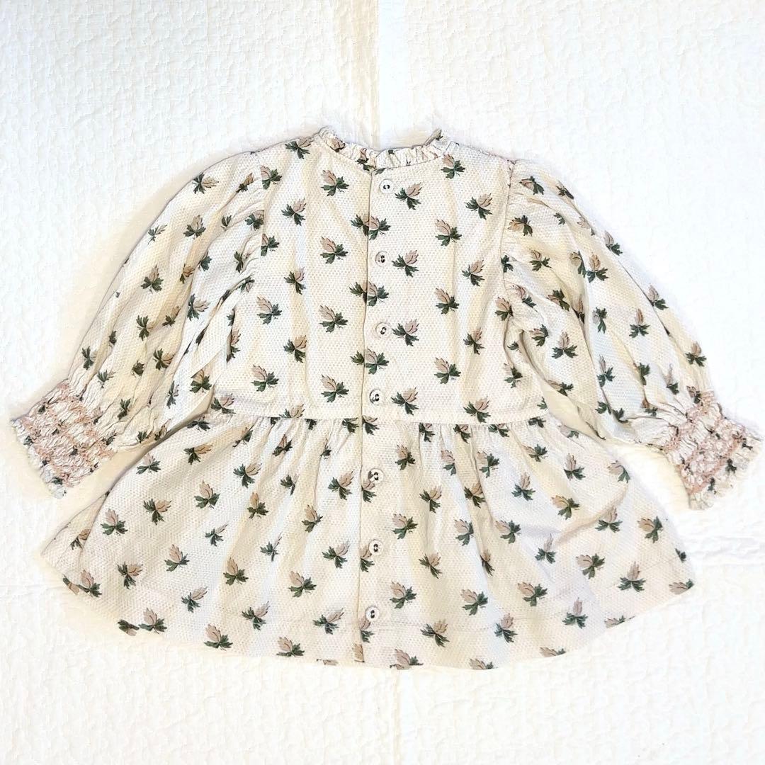 【限定価格】bonjour diary 4y HANDSMOCK BLOUSE