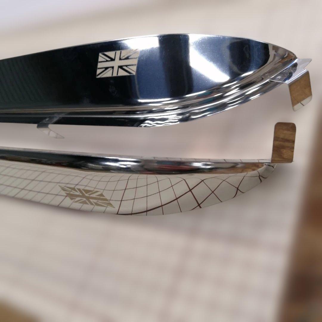 K*o様 ローバーミニ　ステンレスサイドバイザー　未使用