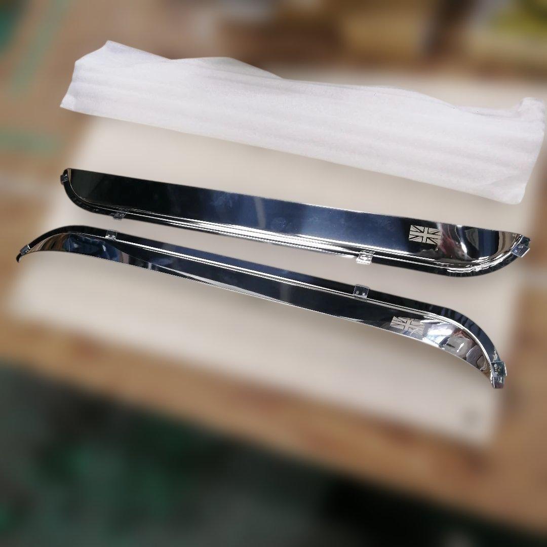 K*o様 ローバーミニ　ステンレスサイドバイザー　未使用