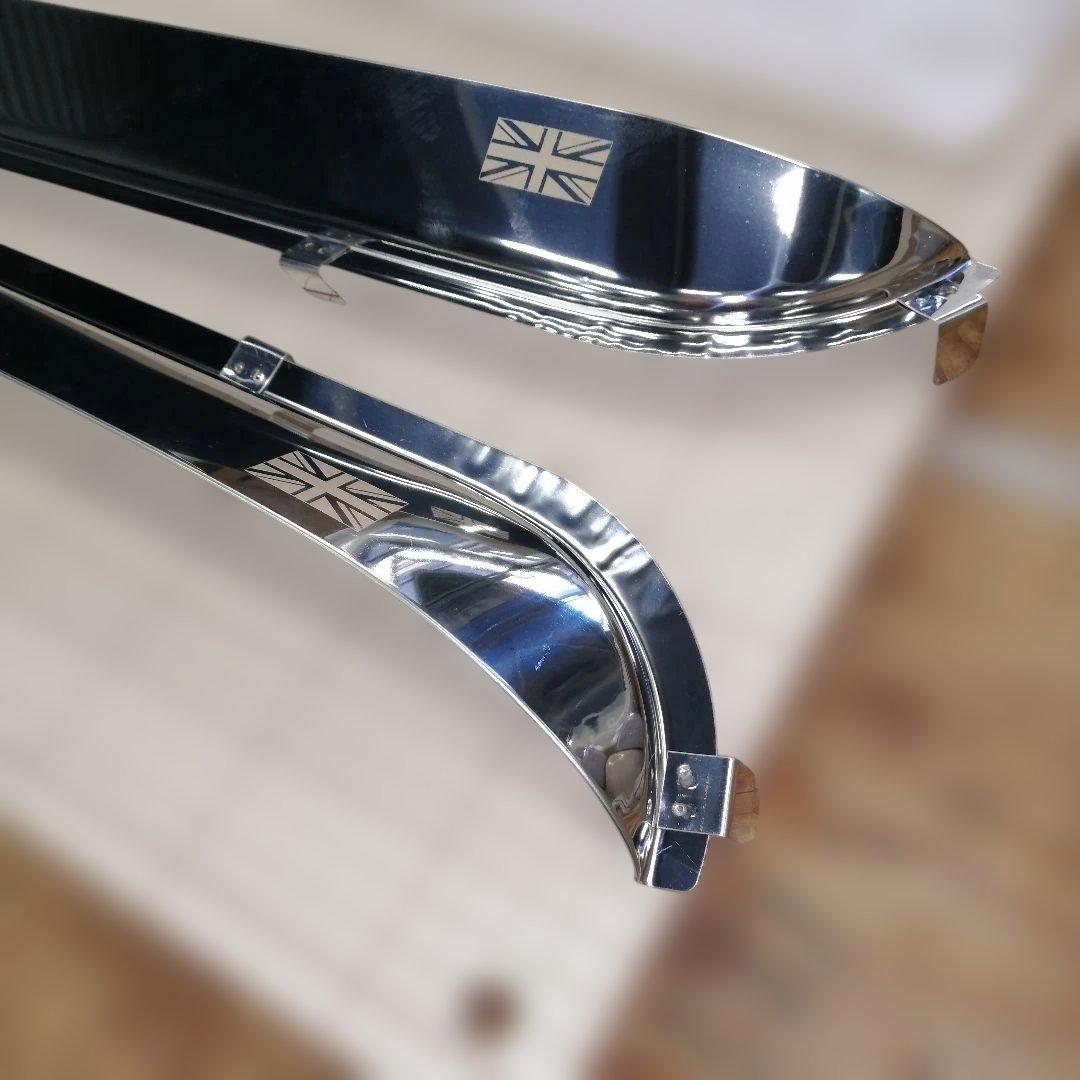 K*o様 ローバーミニ　ステンレスサイドバイザー　未使用