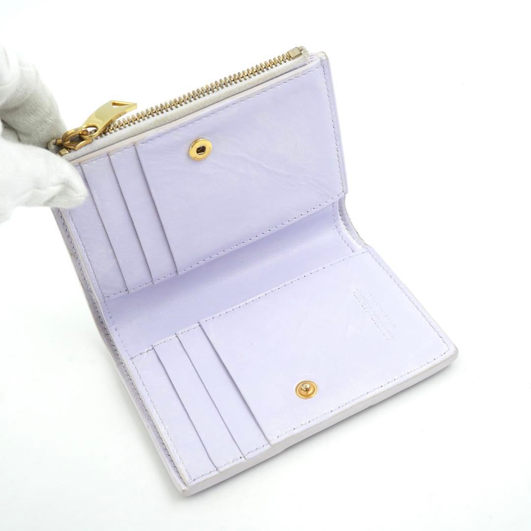 ✨未使用に近い✨　bottega veneta ミニ財布　マキシイントレ　刻印