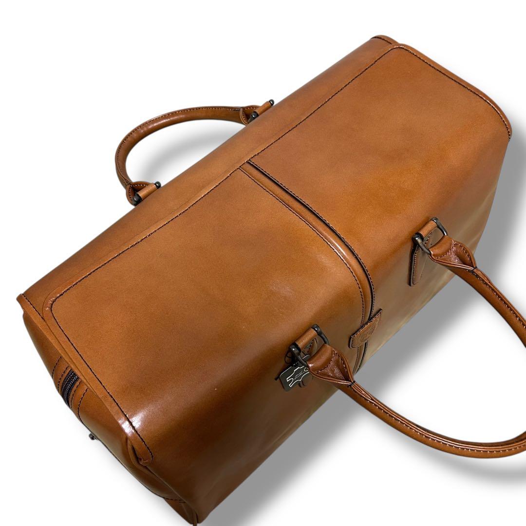 新品 未使用品✨ MIHAMA ボストンバッグ オールレザー 本革 大容量