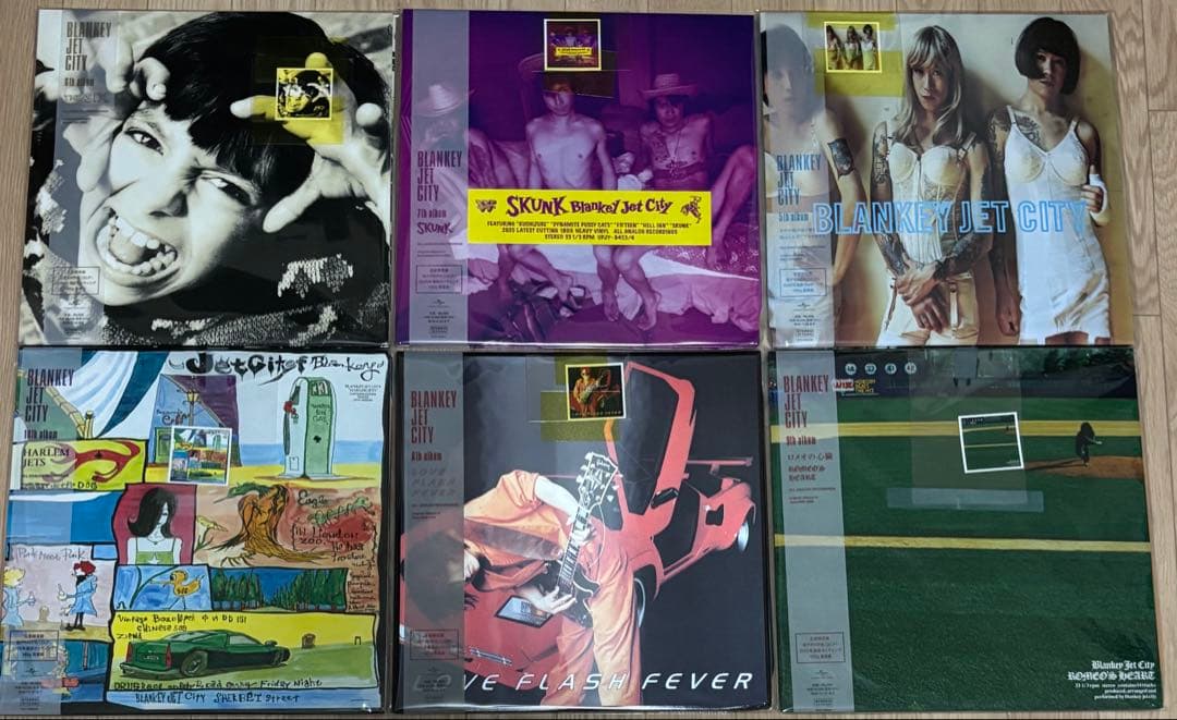 Blankey Jet Cityレコード6枚セット！新品未開封