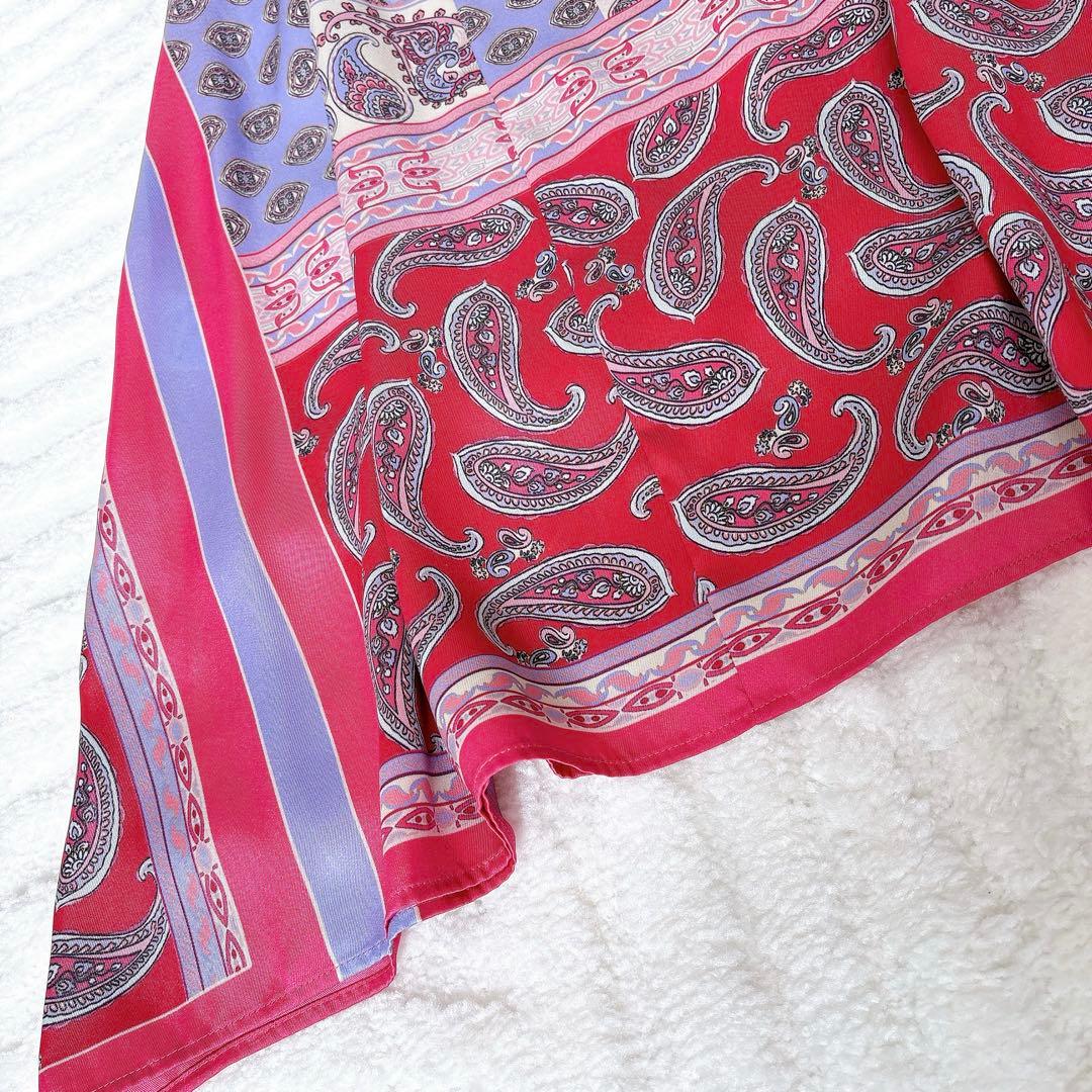 未使用級✨23ss即完売　グレースコンチネンタル ペイズリー柄ワンピース