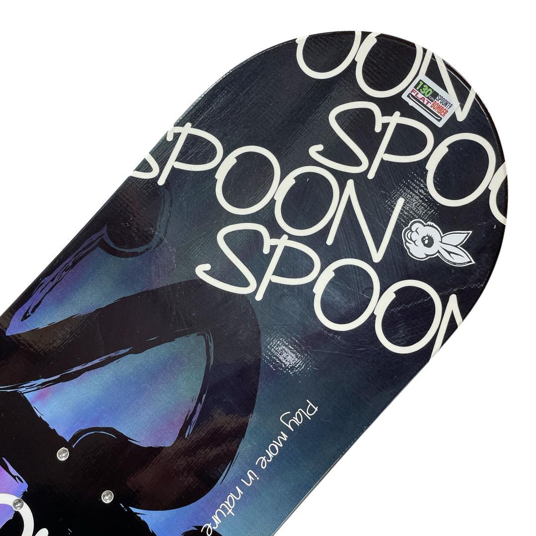 【美品♪】スノーボード2点セット「SPOON」130cm ジュニア キッズ