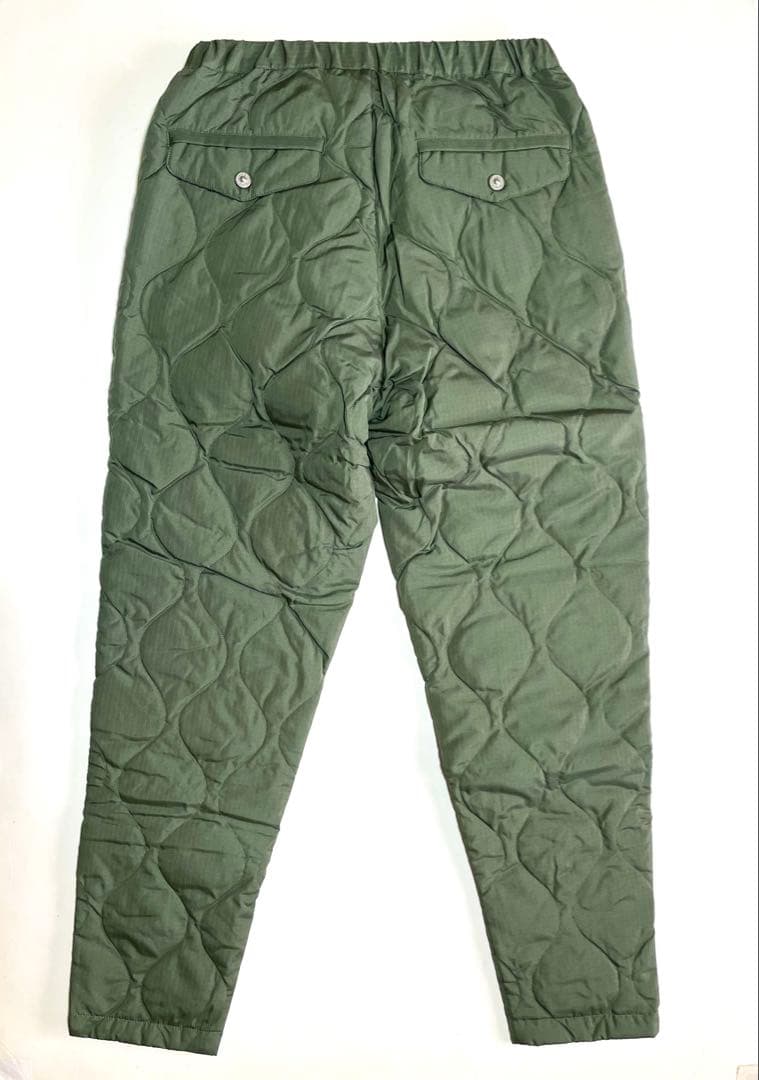 【タグ付き新品】TAION タイオン ミリタリー キルティング ダウンパンツ S