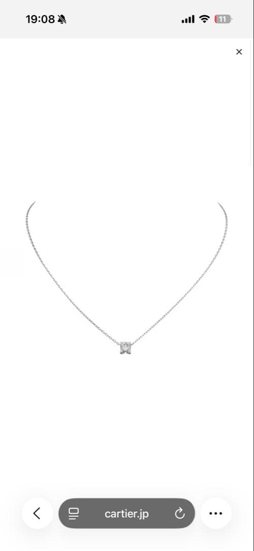 Cドゥカルティエ　ネックレス