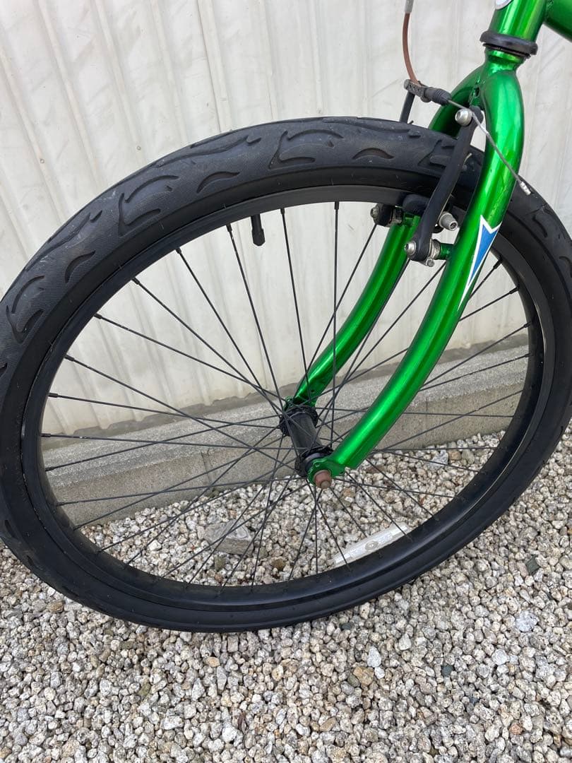 グリーン ビーチクルーザー 自転車