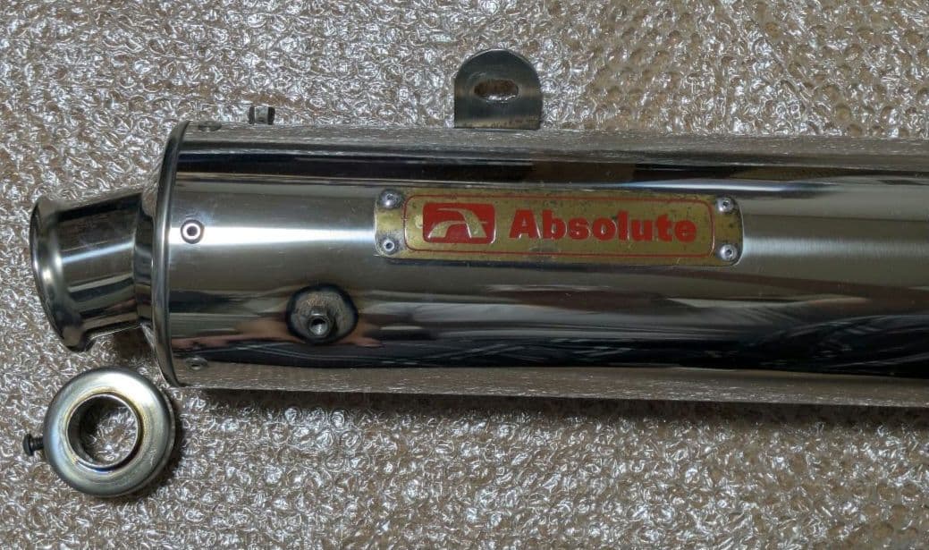 アフリカツイン用　アブソリュート　スリップオンマフラー ステンレス　XRV750