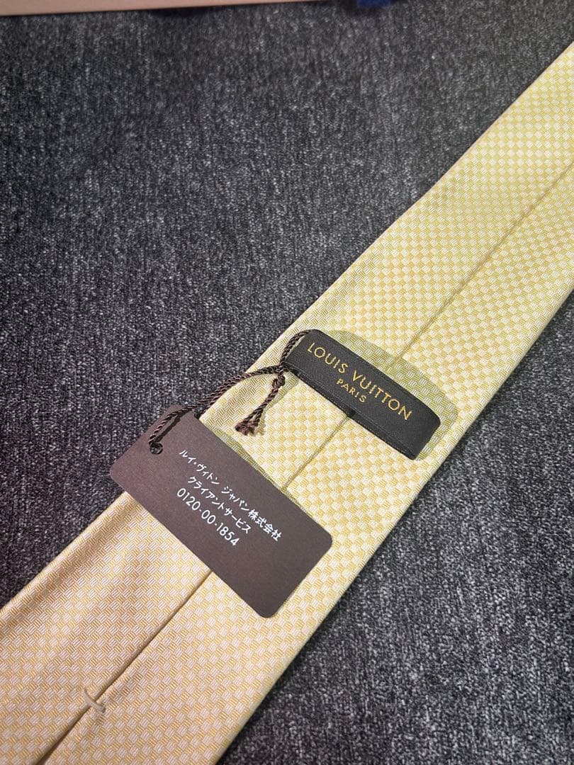 【新品】【週末限定値下げ】LOUIS VUITTON ネクタイ イエロー