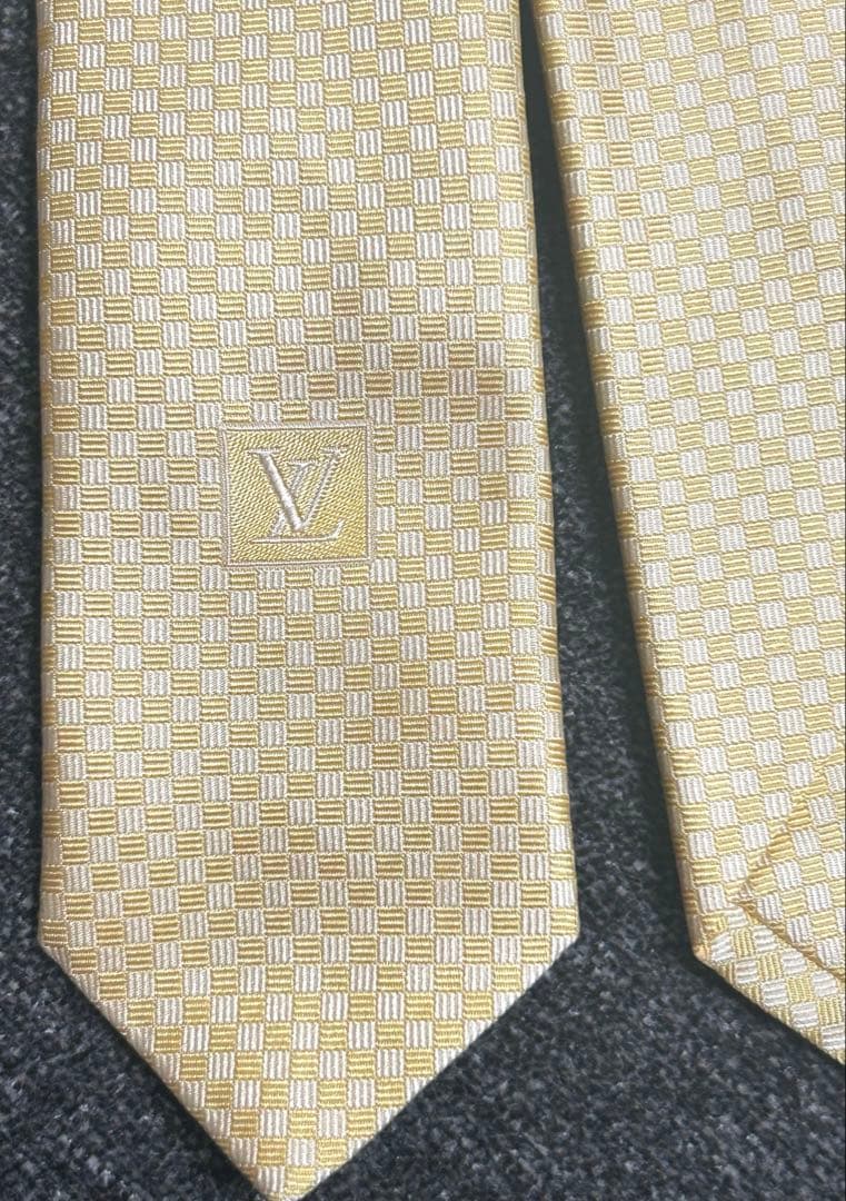 【新品】【週末限定値下げ】LOUIS VUITTON ネクタイ イエロー