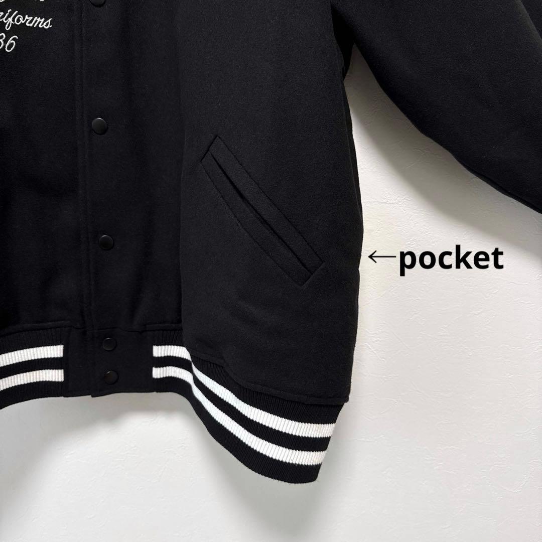 美品 PAGEBOYLIM ローガンコラボスタジャン ビッグシルエット 黒