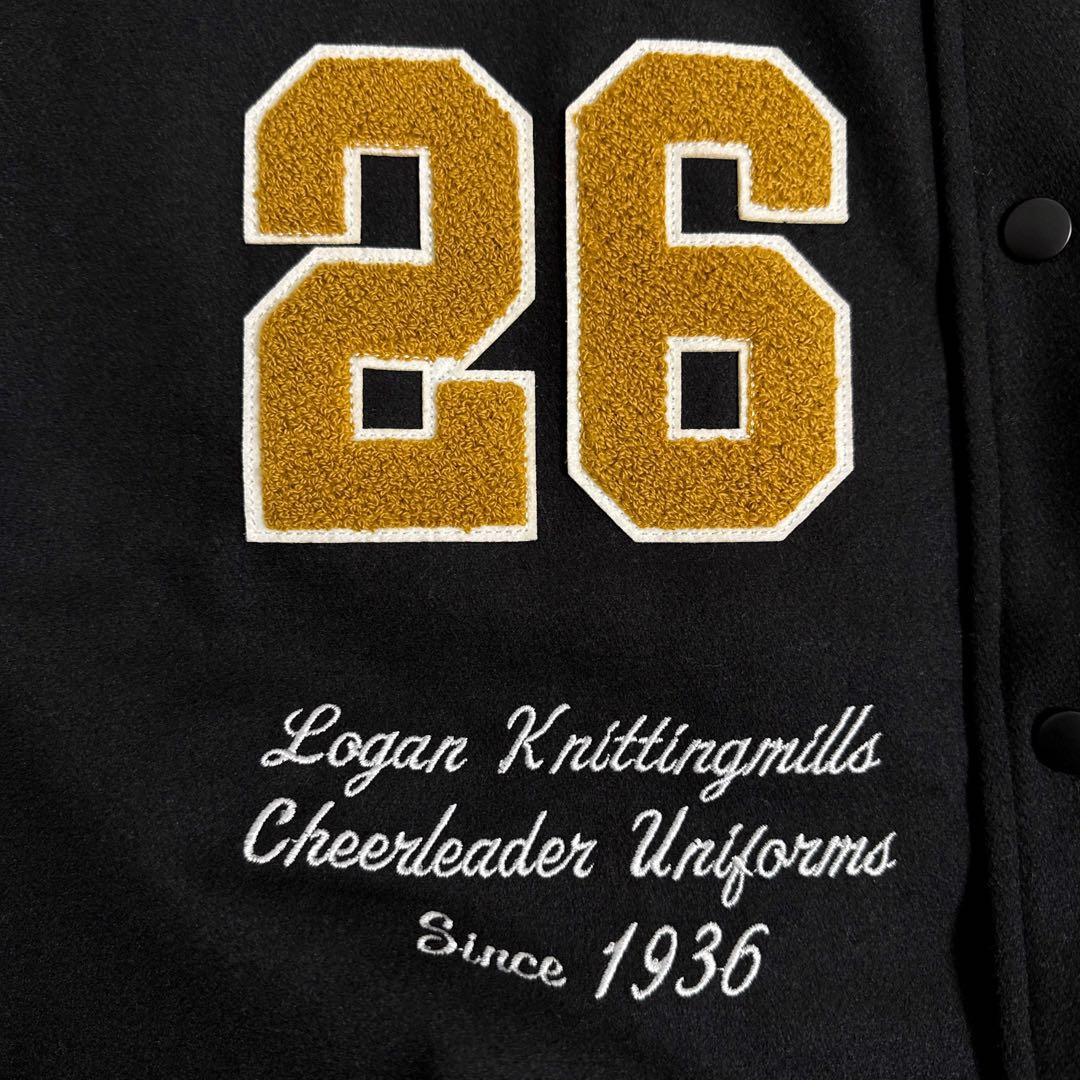 美品 PAGEBOYLIM ローガンコラボスタジャン ビッグシルエット 黒