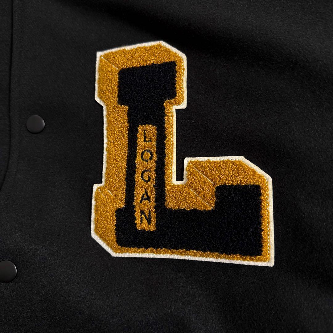 美品 PAGEBOYLIM ローガンコラボスタジャン ビッグシルエット 黒