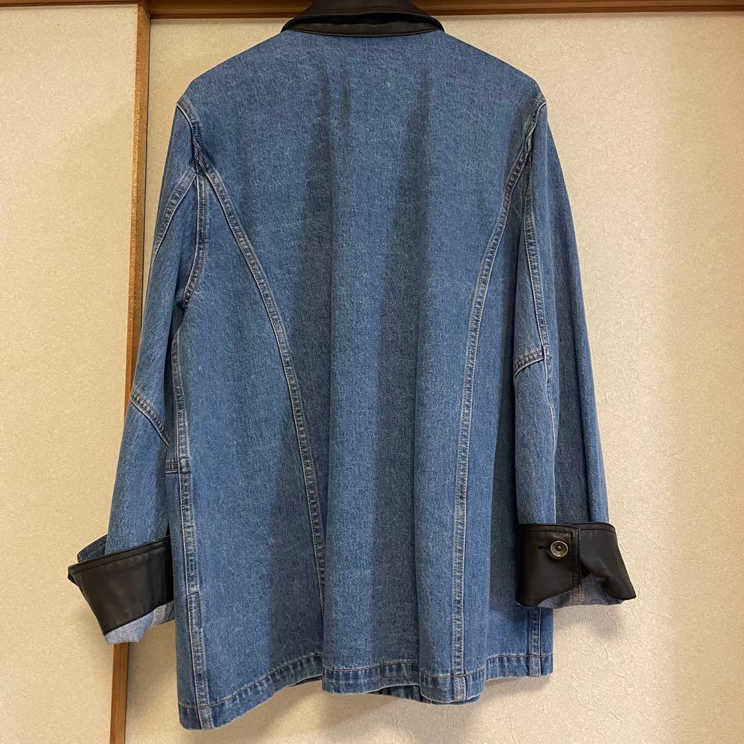 searoomlynn ECO LEATHER COLLAR カバーオール