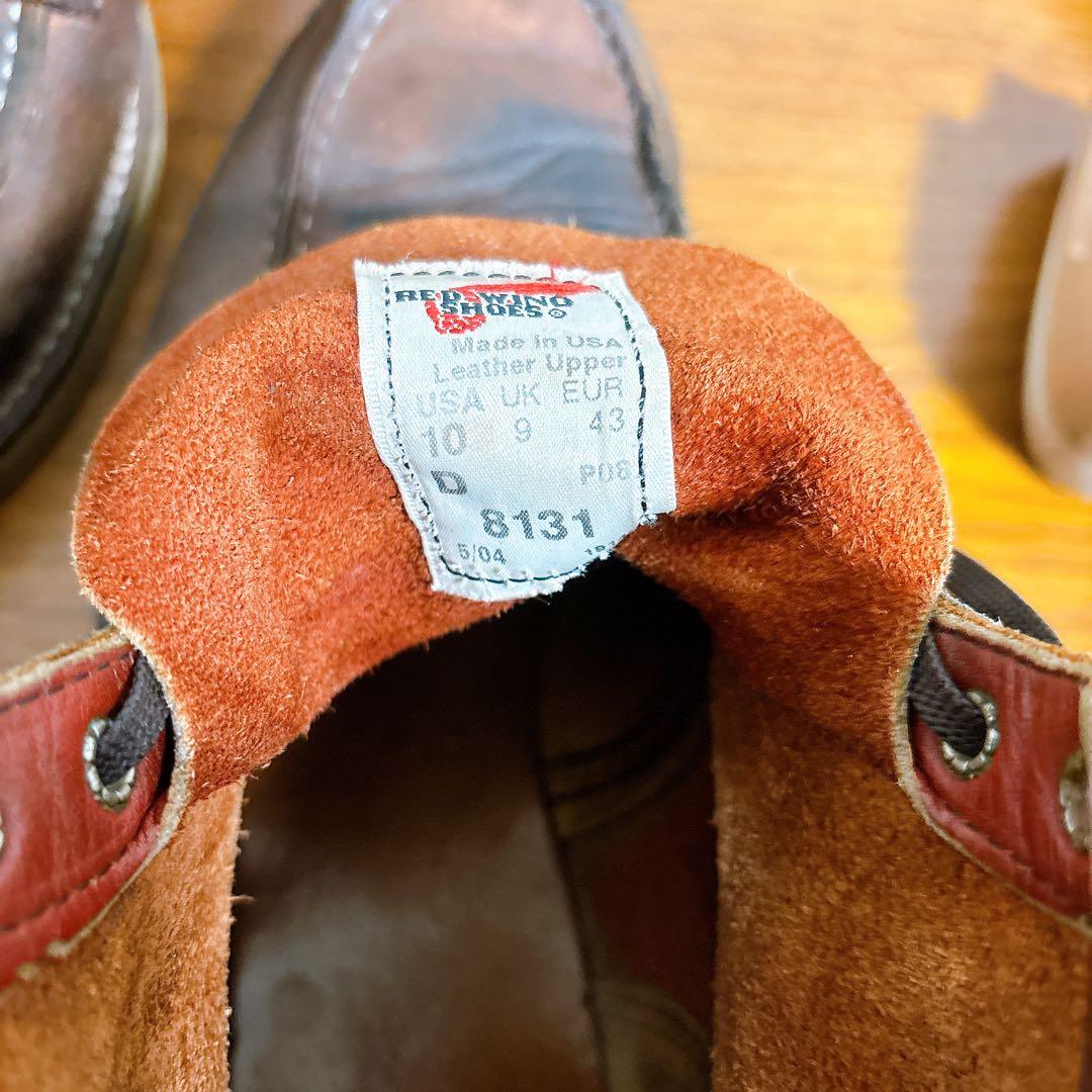 RED WING レッドウィング 8131 モックトゥ ワークブーツ ブラウン