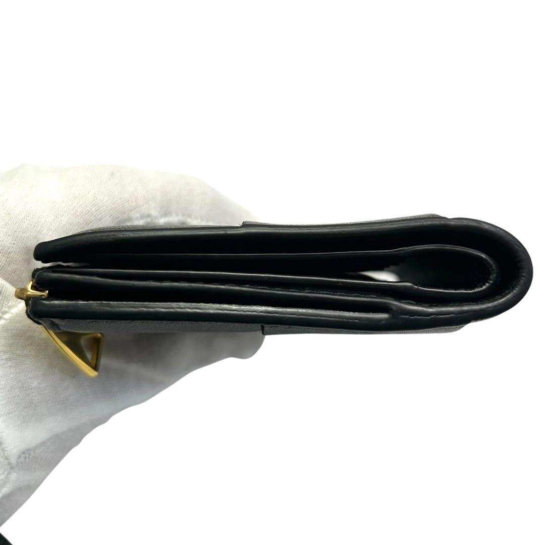 美品　ボッテガヴェネタ 二つ折り財布　カセット イントレチャート　RFID搭載