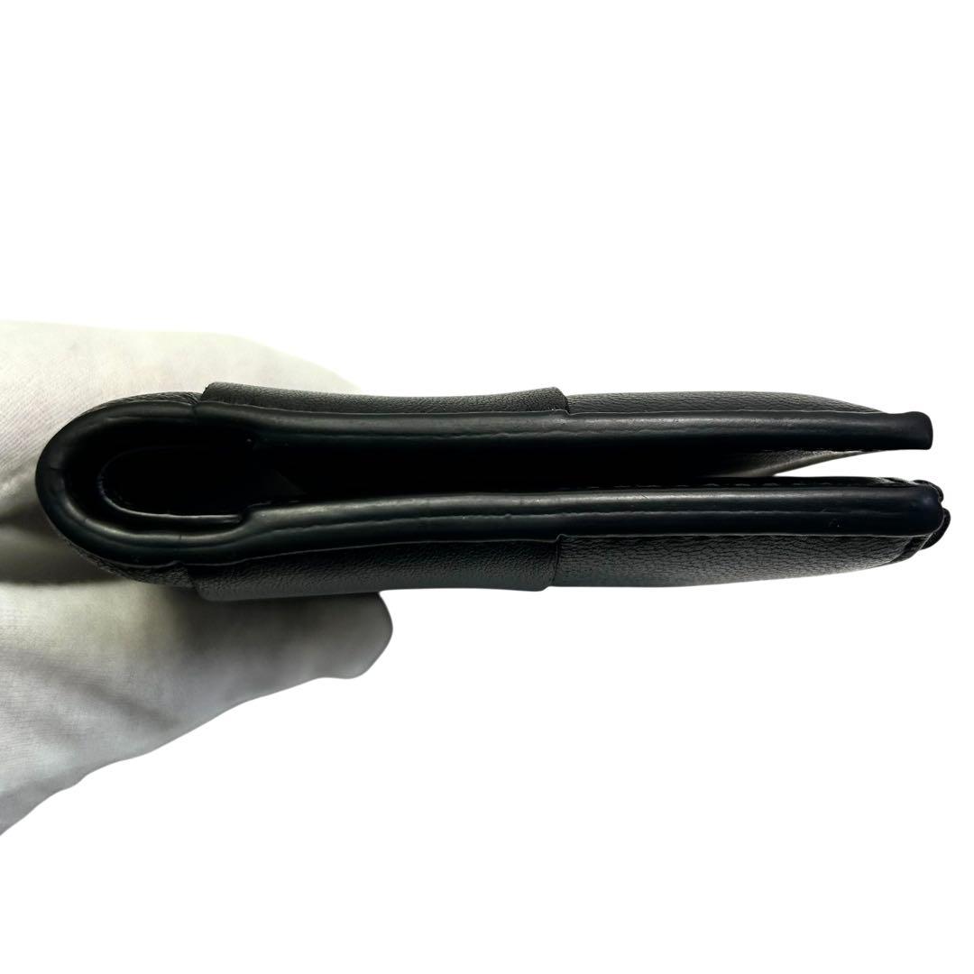 美品　ボッテガヴェネタ 二つ折り財布　カセット イントレチャート　RFID搭載