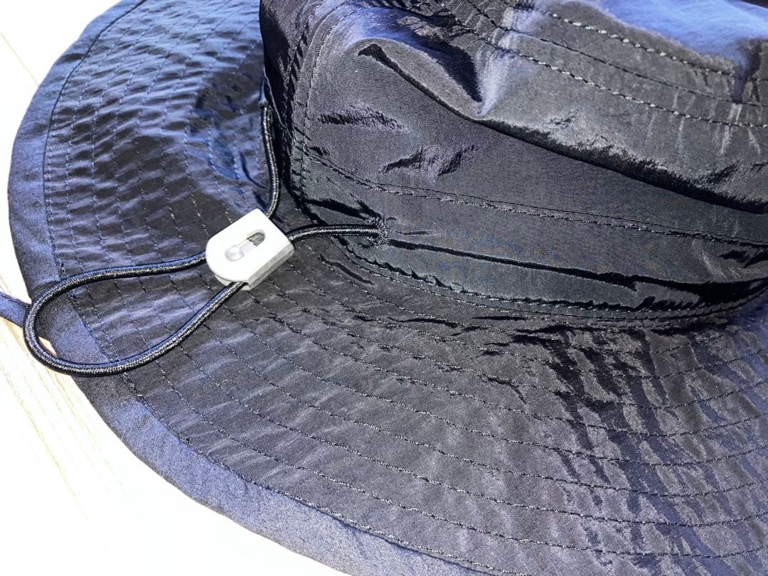 JIL SANDER スナップボタン バケットハット黒XL