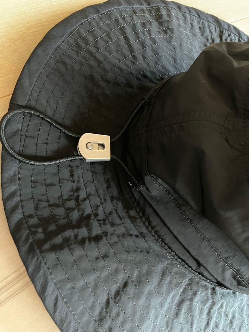 JIL SANDER スナップボタン バケットハット黒XL