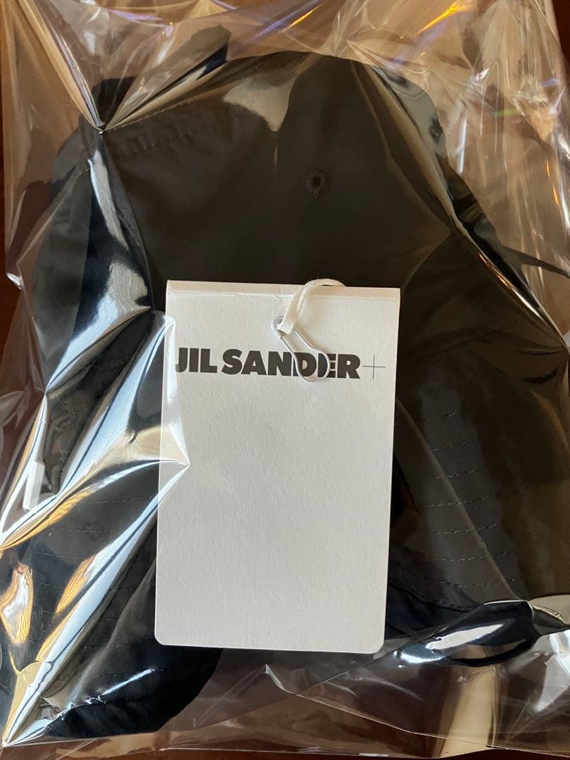 JIL SANDER スナップボタン バケットハット黒XL
