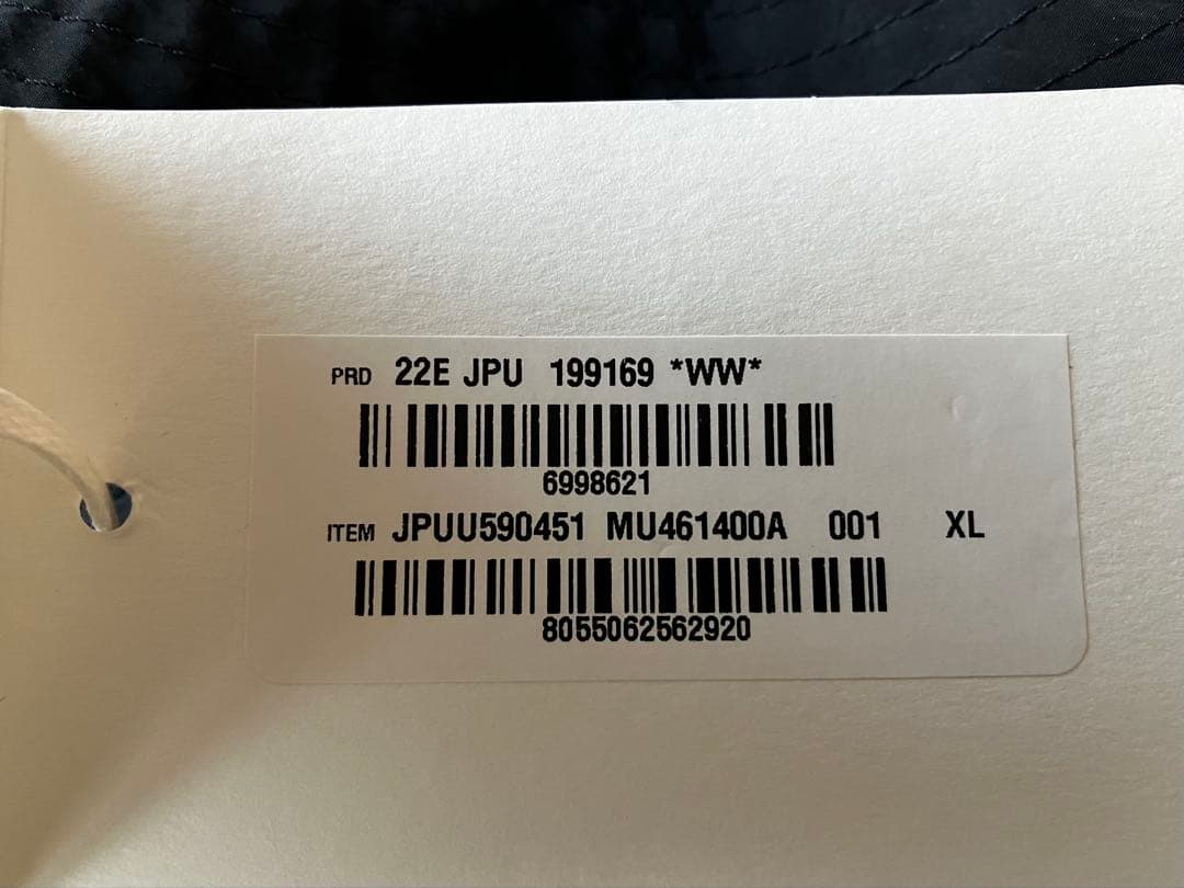 JIL SANDER スナップボタン バケットハット黒XL