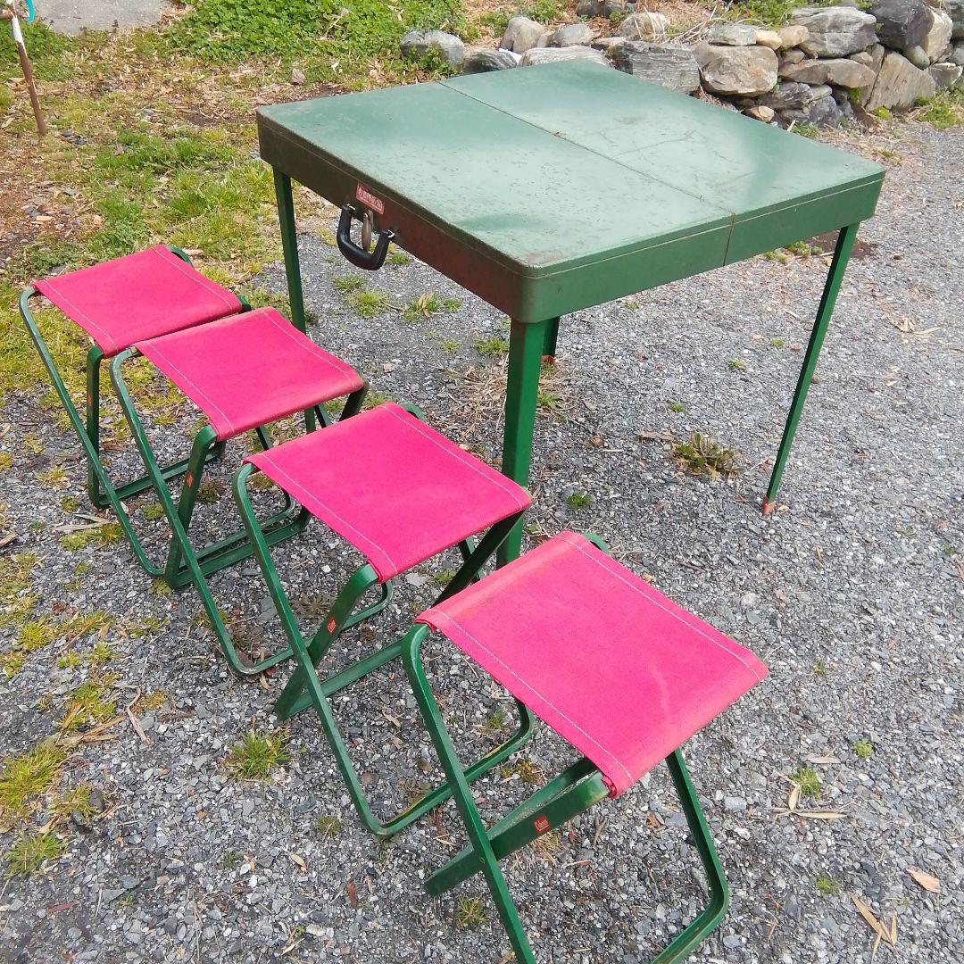 T*様 コールマンColeman60sピクニックテーブルセットビンテージ