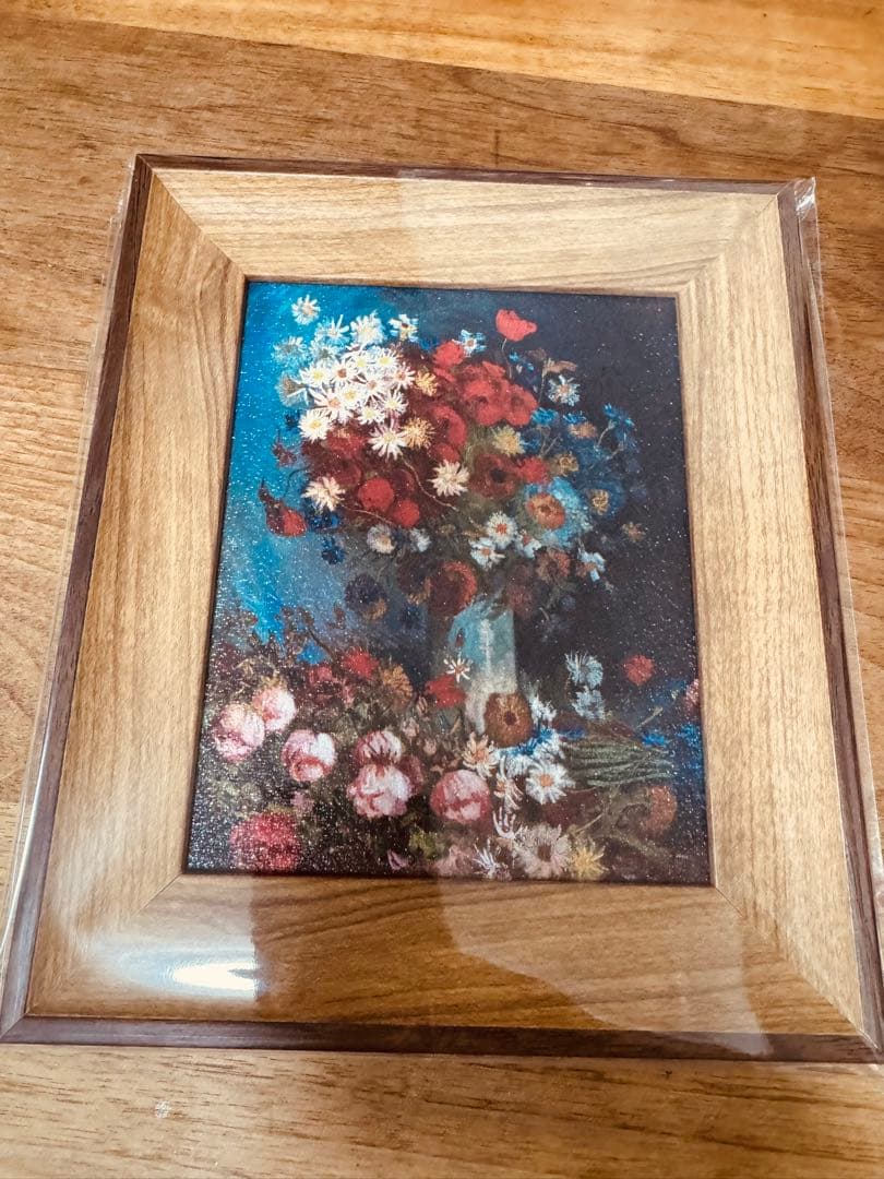 大ゴッホ展 野の花とバラのある静物 ゴッホ展 ミニフレーム