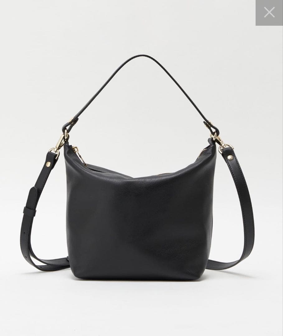 russet ソフトレザーシンプルショルダーバッグ　2way