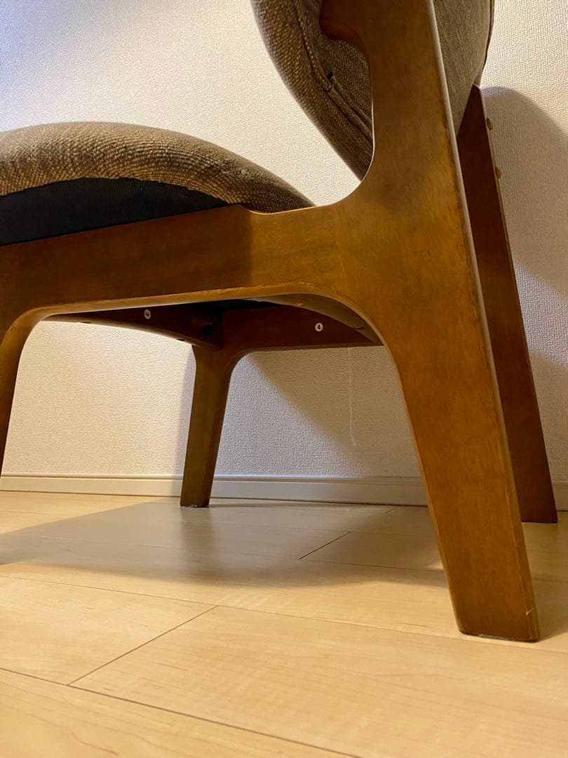 ニトリ　リラックスワイド　リビングダイニング1人用チェア　モカ