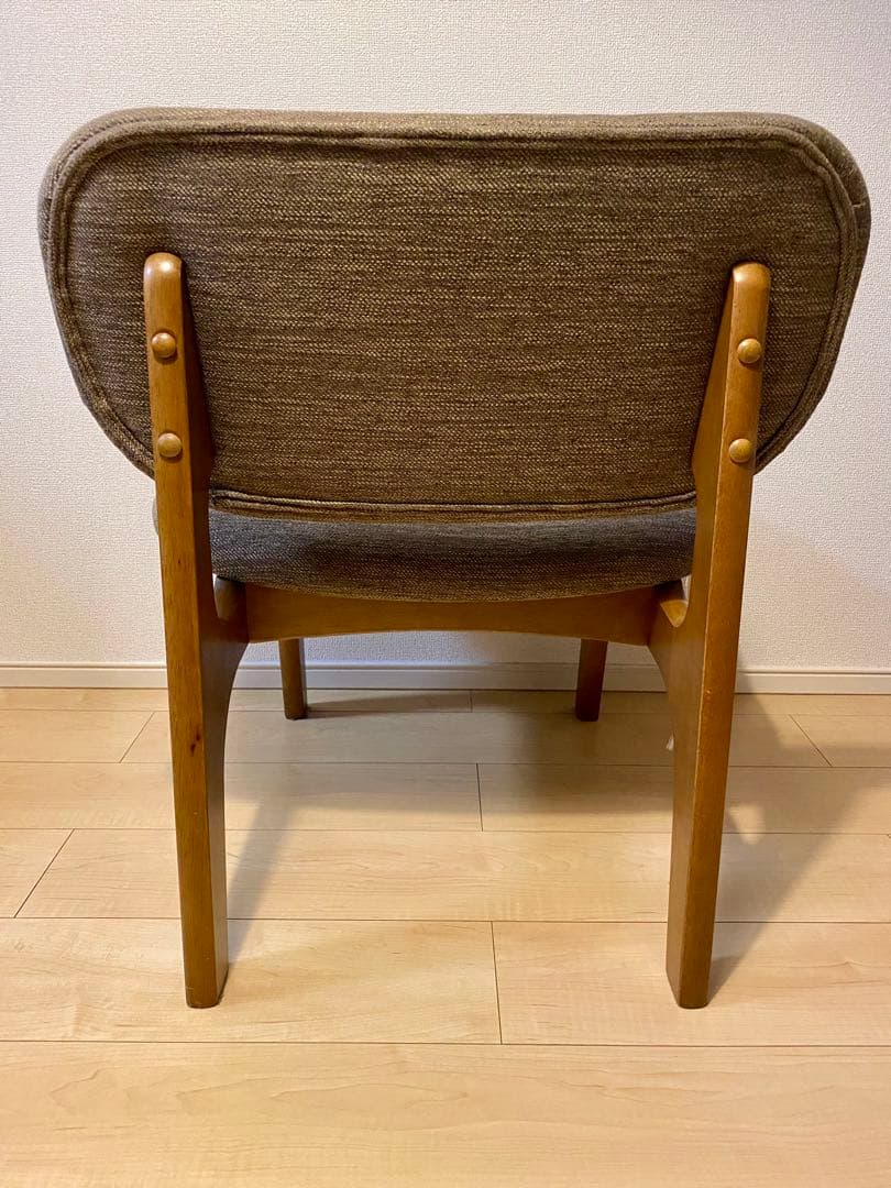 ニトリ　リラックスワイド　リビングダイニング1人用チェア　モカ