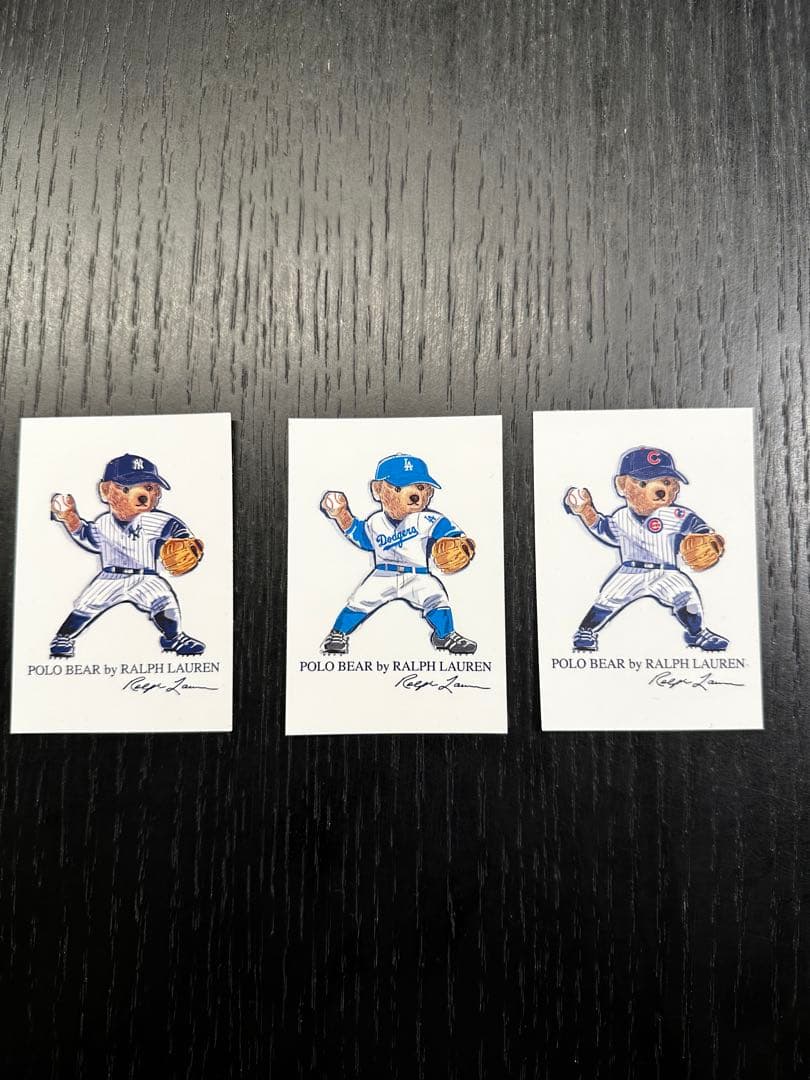 【非売品•新品】ラルフローレンMLBコラボ記念レザーボール、ステッカー、新聞