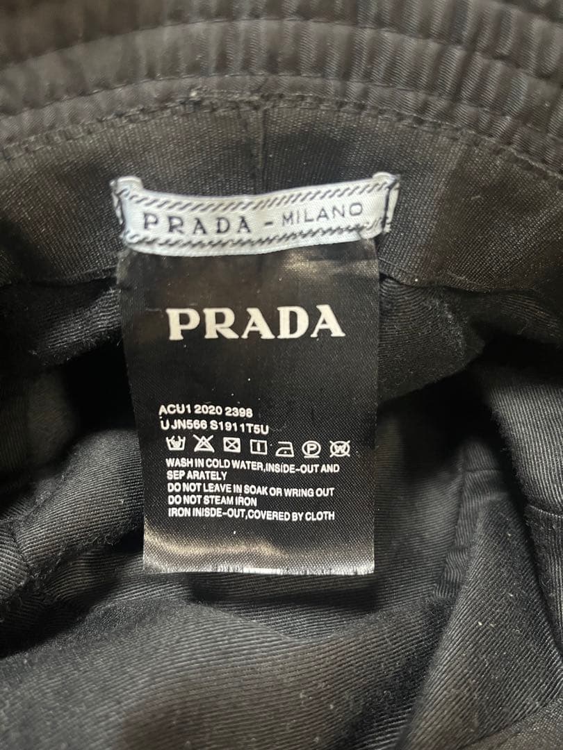 PRADA バケットハット ブラック