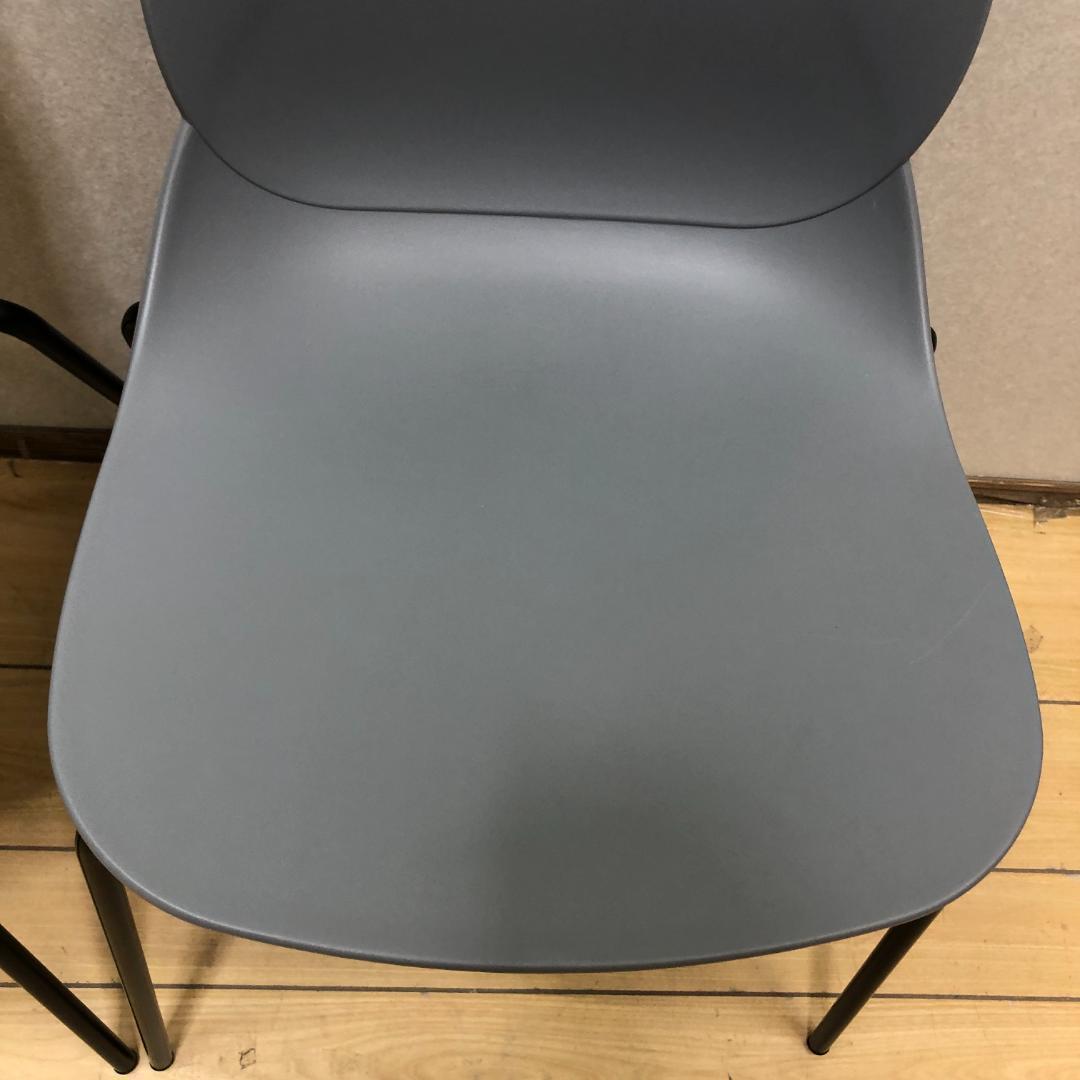 1脚のみ　フランフラン レアーレ チェア グレー 2客セット