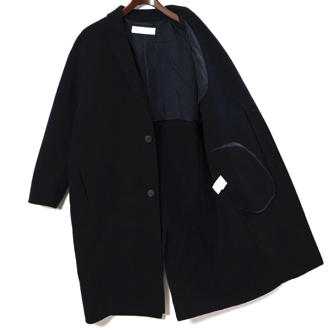 H4154-138◾️ギャルリーヴィー　チェスターコート　カシミア混ウール