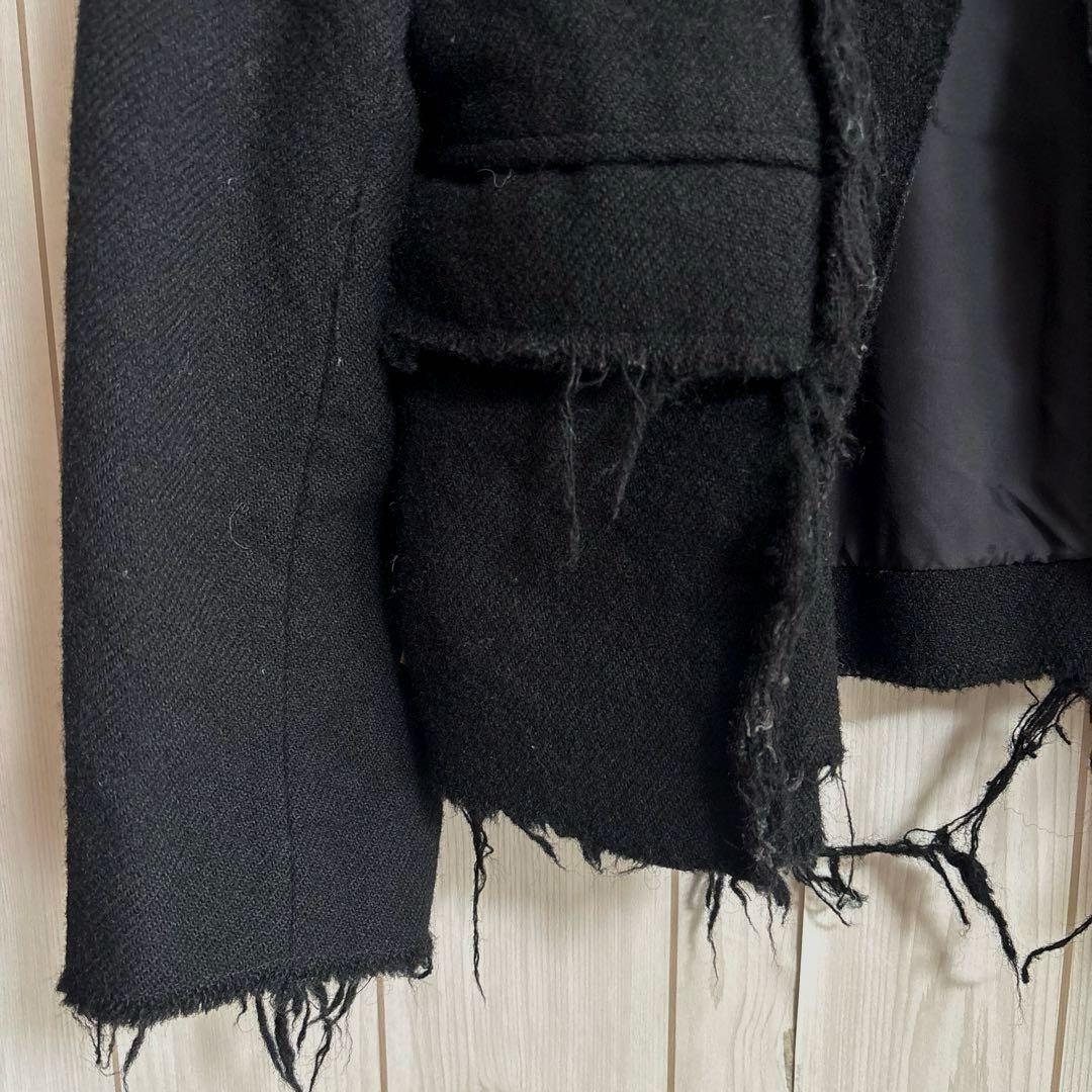 00sオールドトリココムデギャルソン「スクエア期」縮絨カットオフ再構築ジャケット