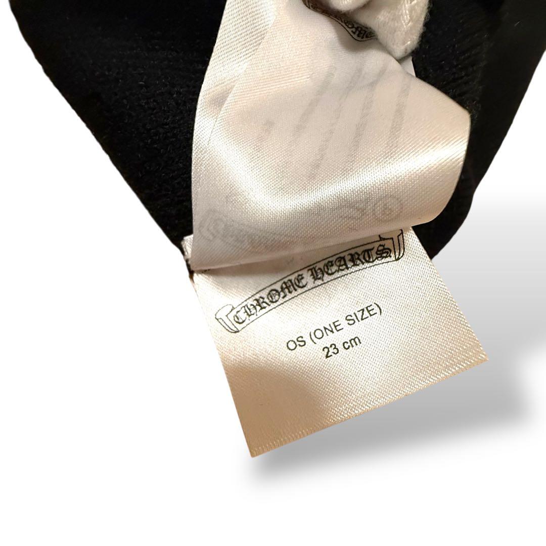 【正規品】Chrome Hearts Logo Beanie Black