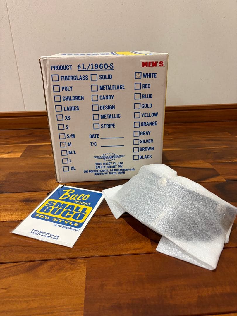 Buco Small Buco ジェットヘルメット アイボリー　サイズS